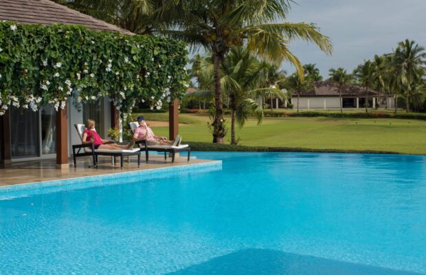 Private pool at one of our family villas in the Dominican Republic