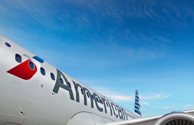 Exterior of an American Airlines passenger jet