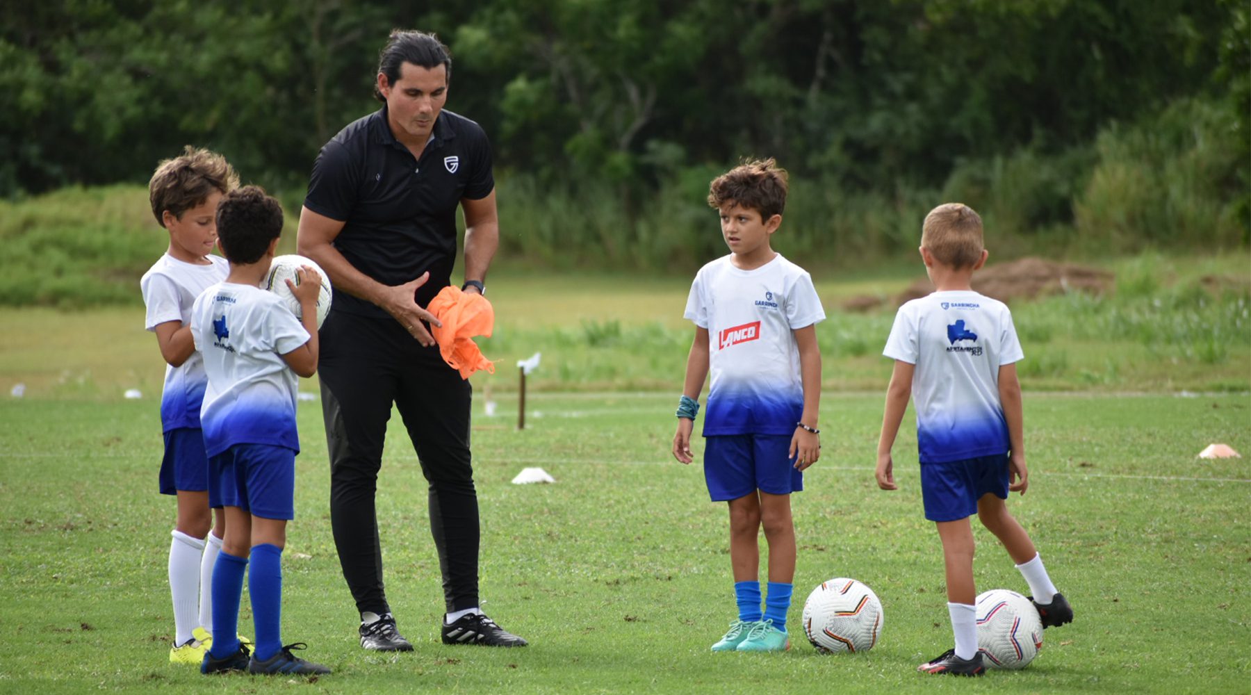 Escuela de futbol en Casa de Campo